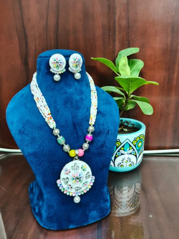 Meenakari jewellery set